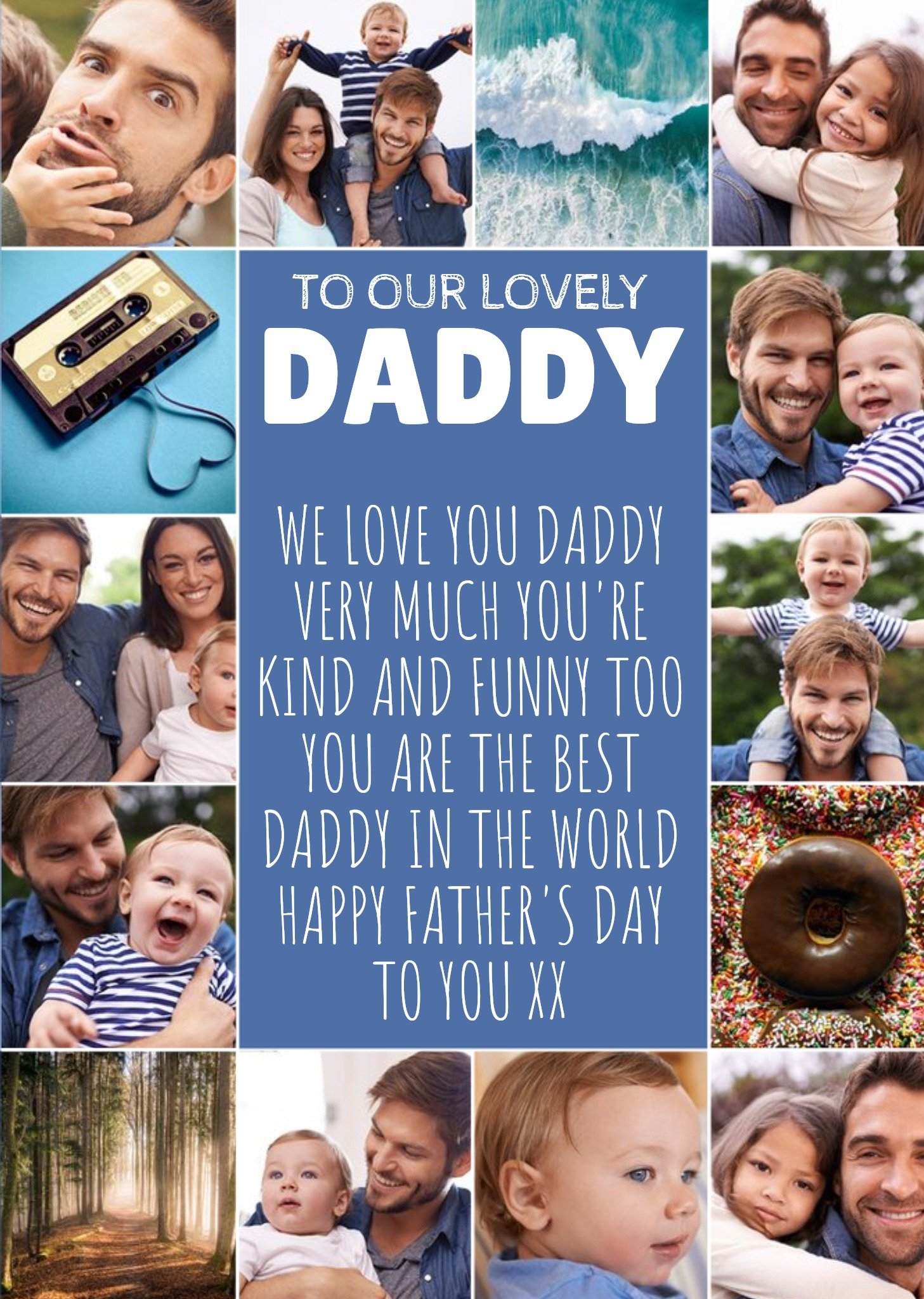 To Our Lovely Multi Photo Upload Father's Day Card Ecard