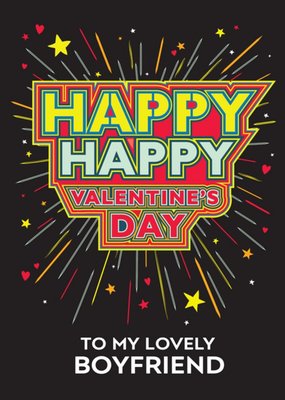Axel Happy Happy Valentine's Day To My Lovely Boyfriend Card