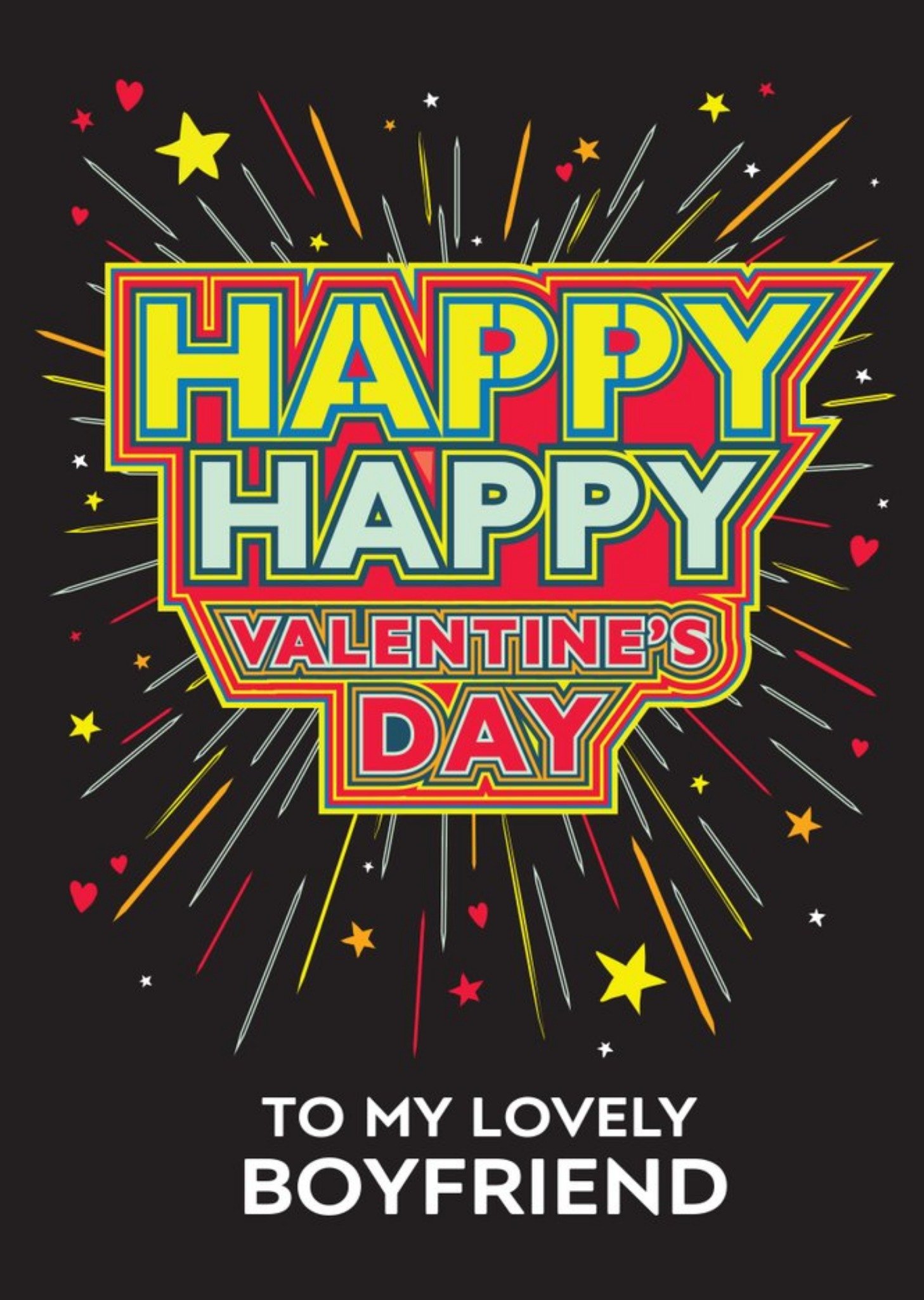 Axel Happy Happy Valentine's Day To My Lovely Boyfriend Card Ecard