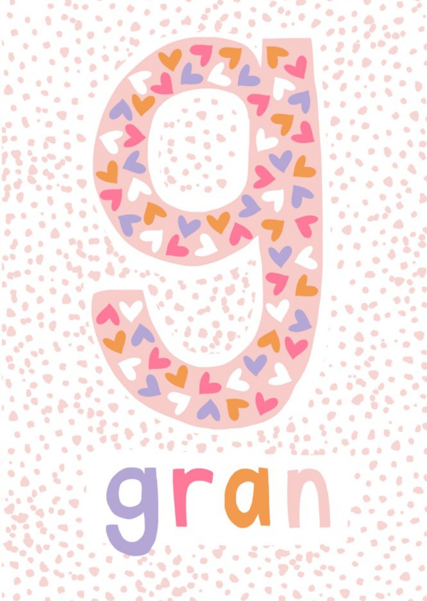 Party Popper G Gran Hearts Card Ecard