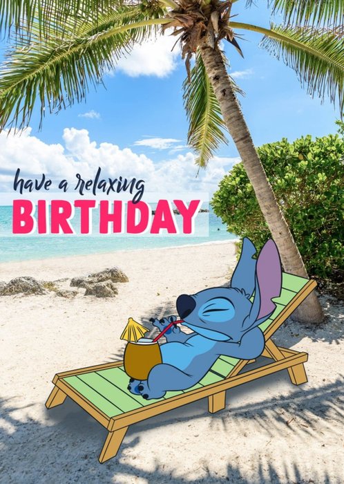 Disney Lilo & Stitch Birthday Card