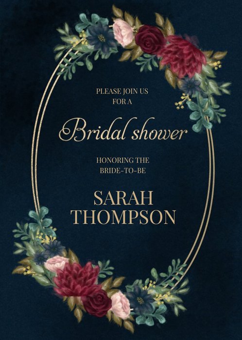 Hope Blossoms Bridal Shower Invite