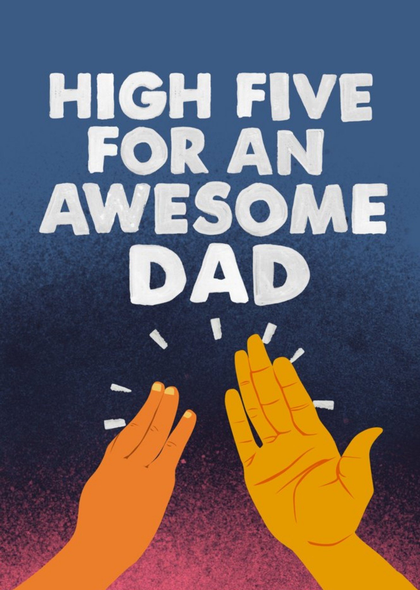 Jolly Awesome Dad High Five Card Ecard
