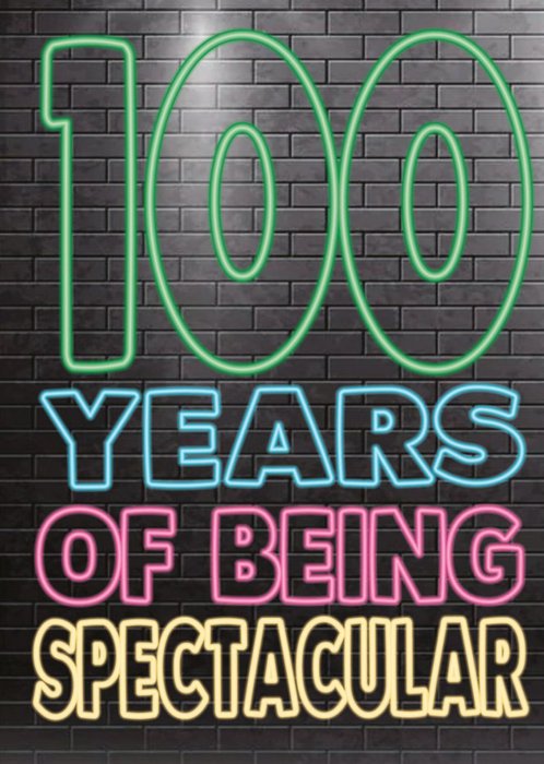 Cheeky Chops 100 Years Of Being Spectacular Card