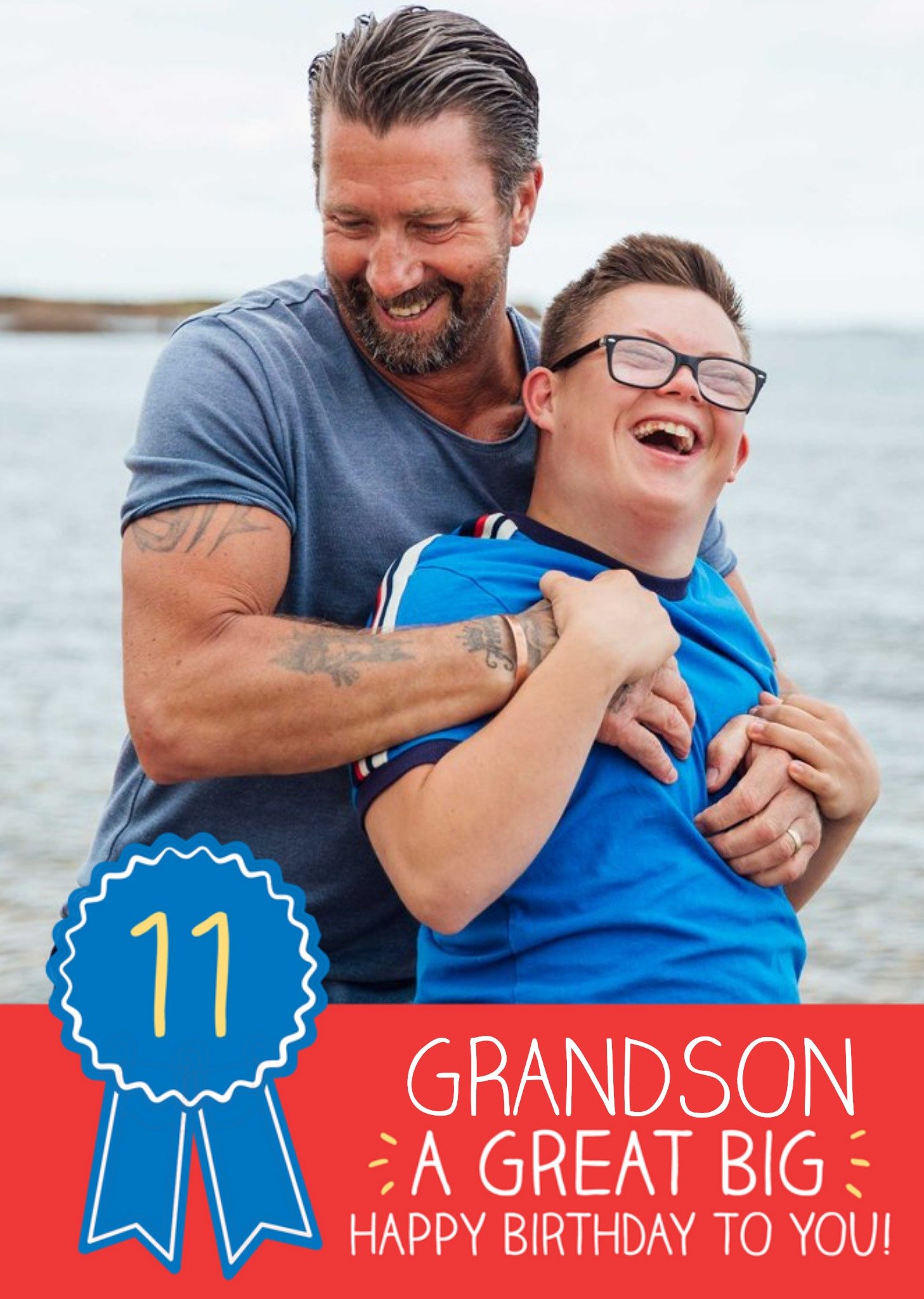 Happy Jackson Grandson Photo Upload 11Th Birthday Card Ecard