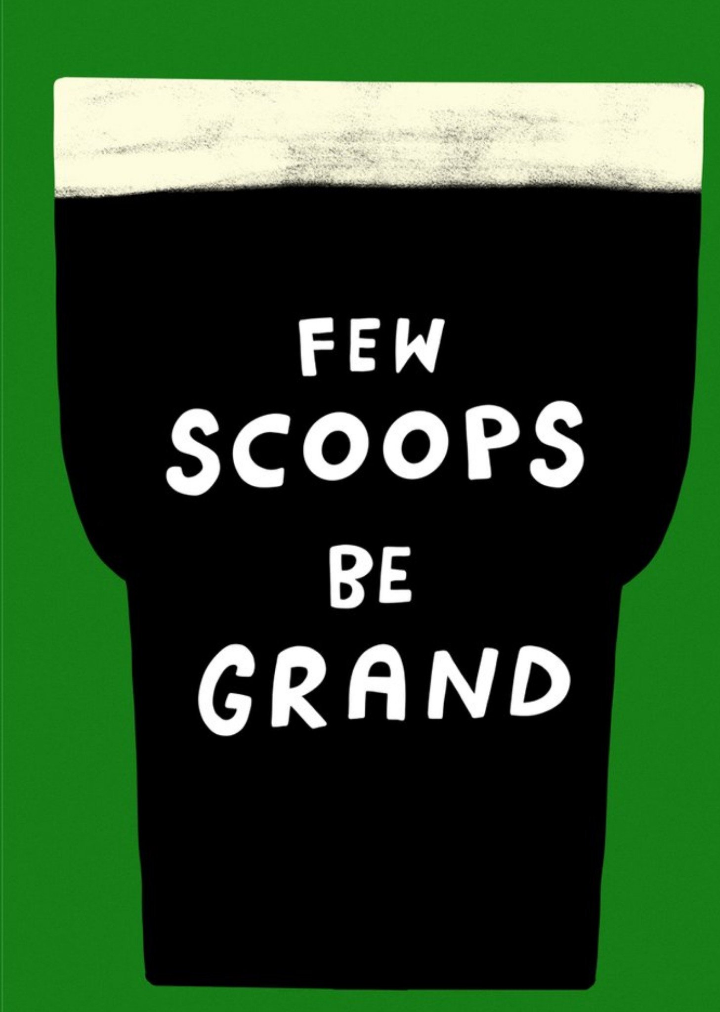 Illustrated Green Few Scoops Be Grand Birthday Card Ecard