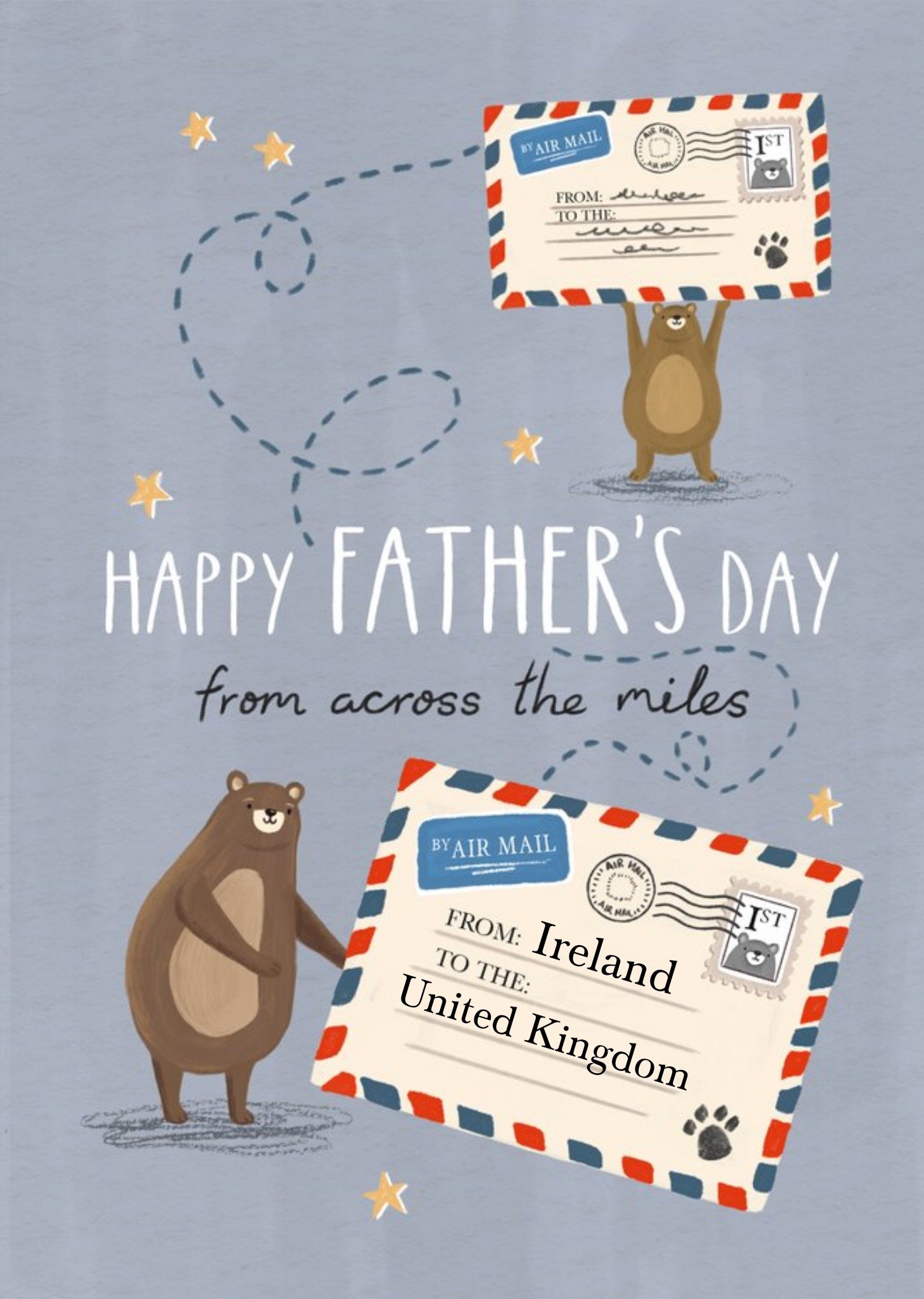 Moonpig Across The Miles Father's Day Card Ecard