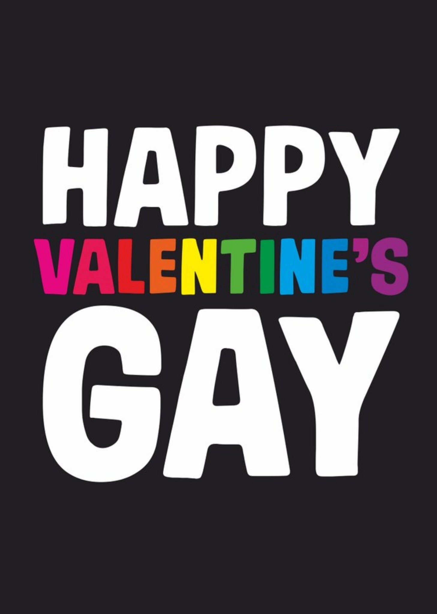 Other Dean Morris Happy Valentine's Gay Card, Large