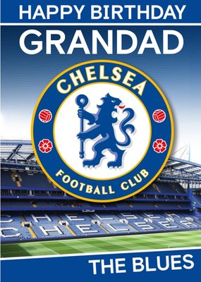 Chelsea FC Birthday Card - Grandad - The Blues