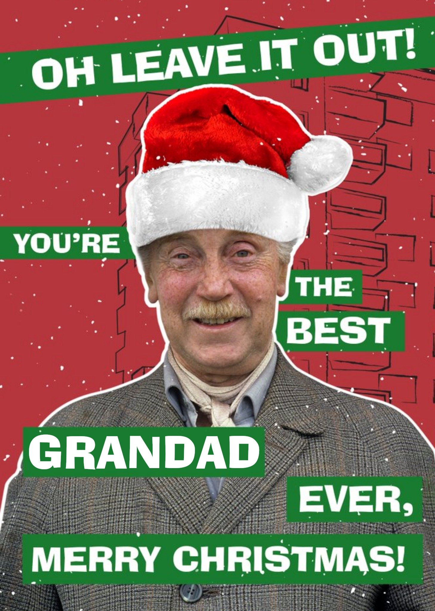 Only Fools And Horses You're The Best Grandad Ever Christmas Card, Large