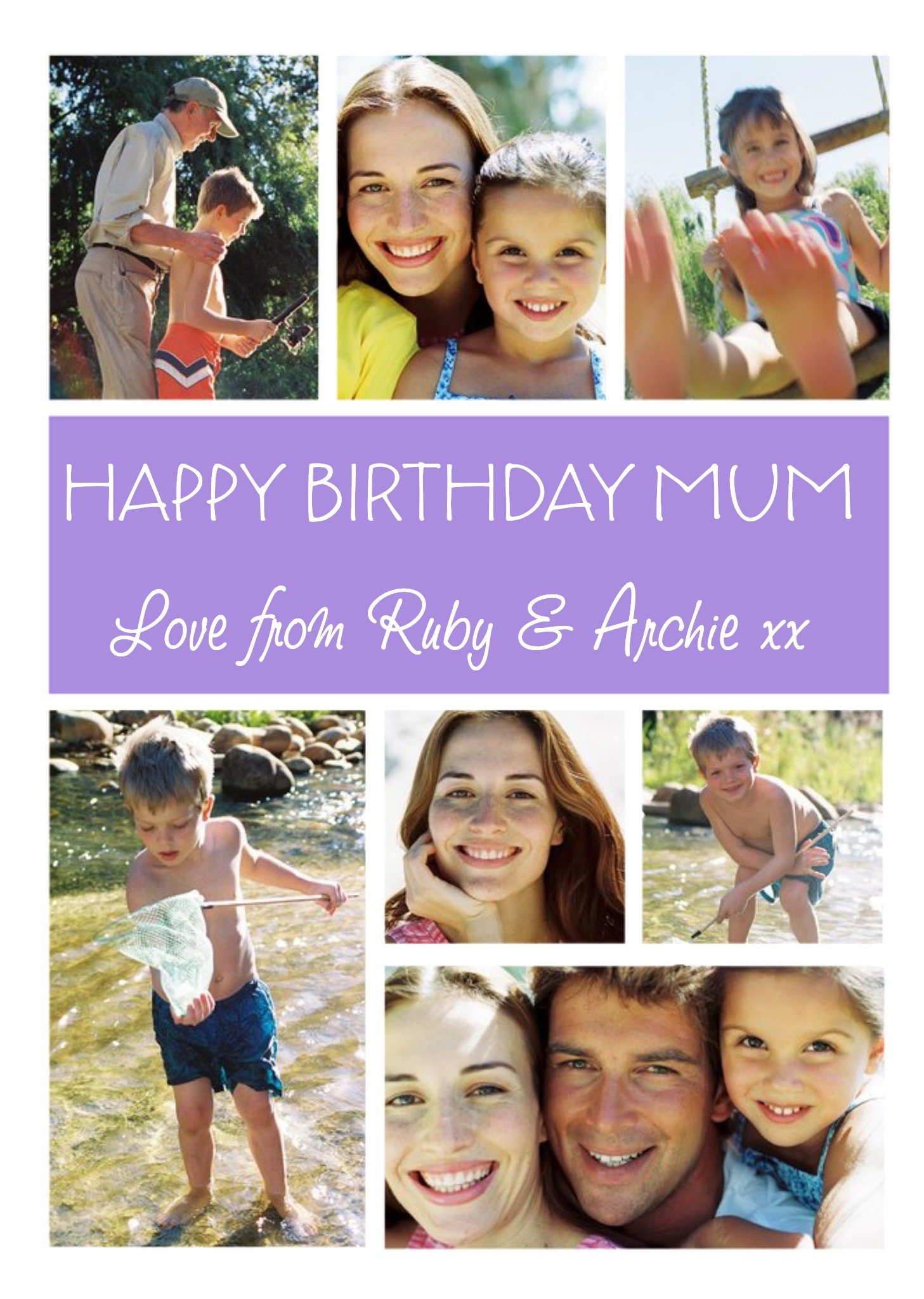 Moonpig Mum Birthday Card, Large