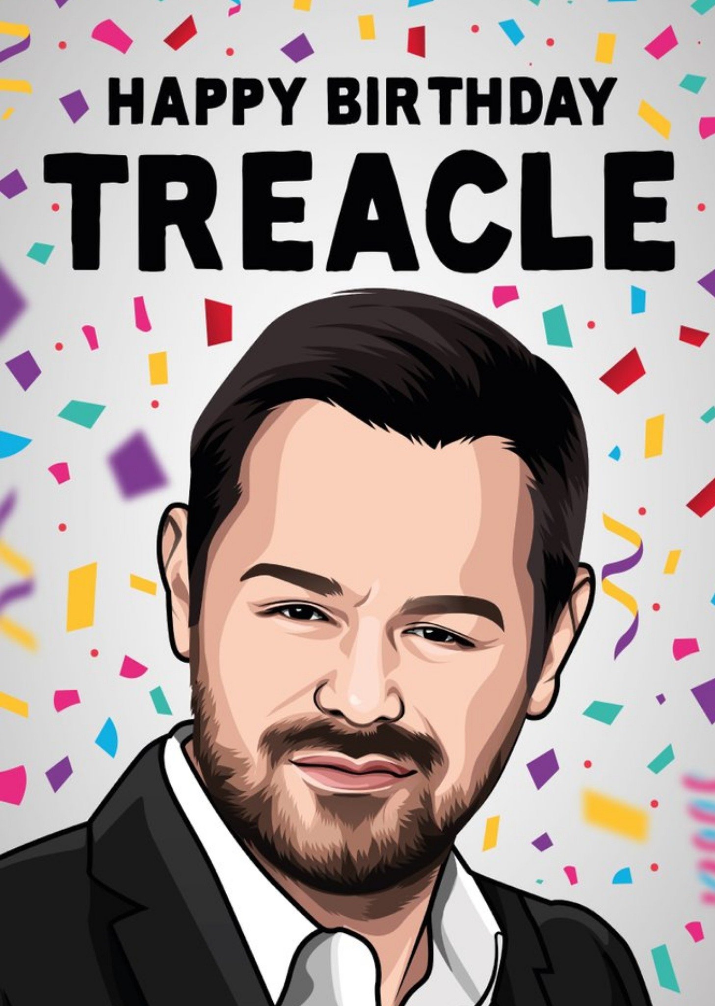 All Things Banter Happy Birthday Treacle Spoof Celeb Card