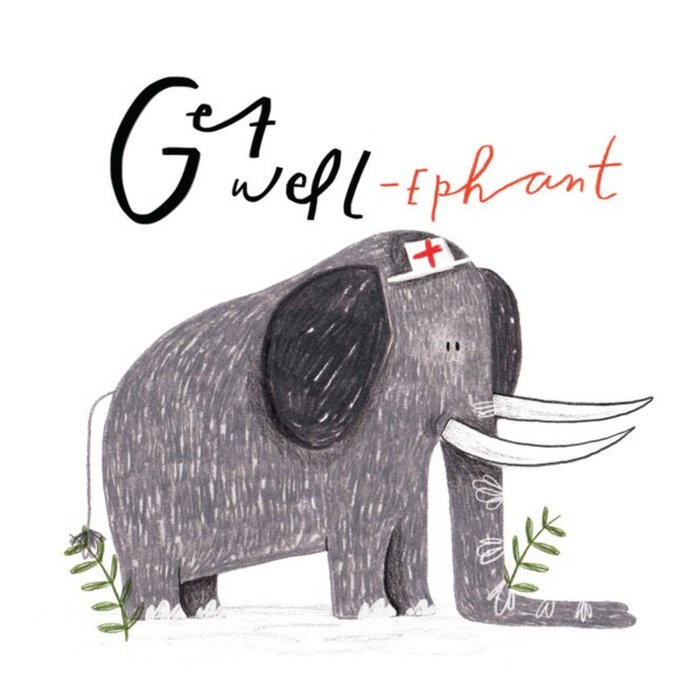 Gell Well Card - Animals - Elephant