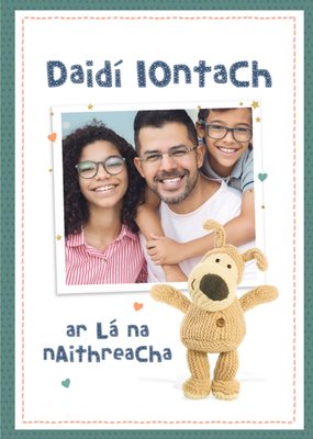Boofle Daidi Iontach Father's Day Photo Upload Card