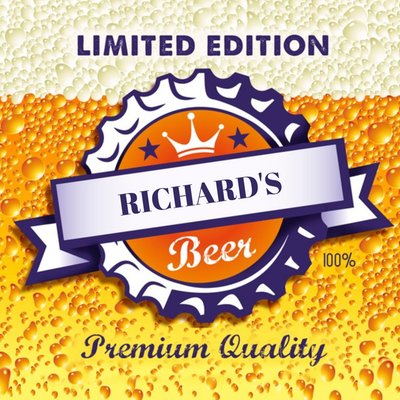 Limited Edition Beer Birthday Card