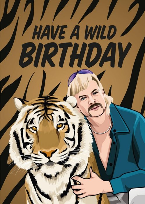 Topical Tiger TV Show Wild Birthday Card