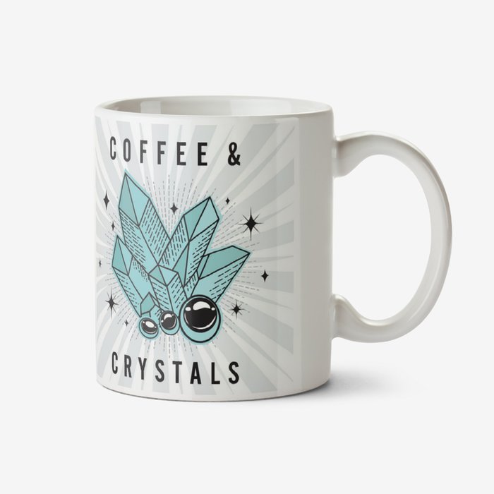 Mystic Coffee & Crystals Photo Upload Mug