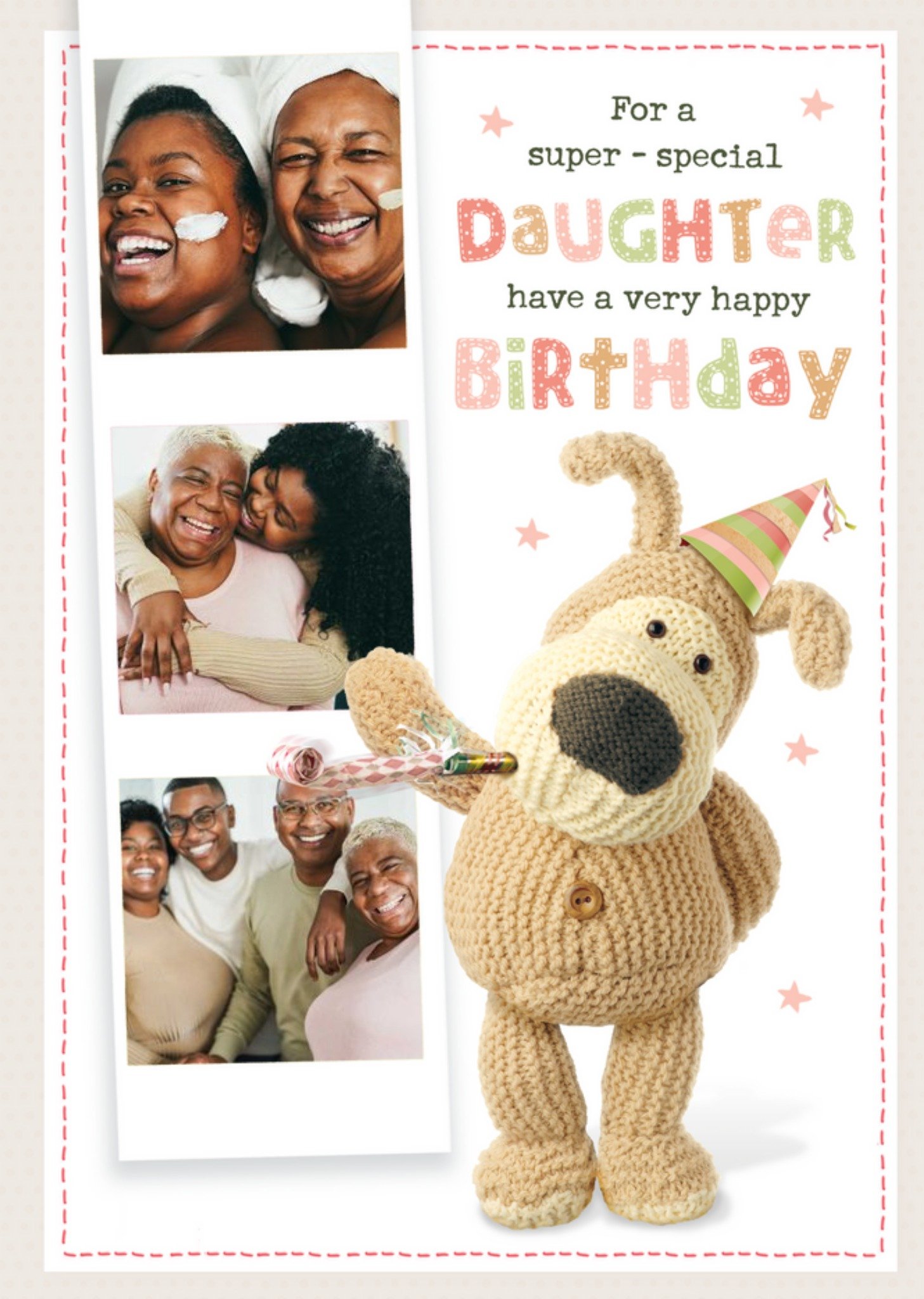 Boofle Photo Upload Daughter's Birthday Card Ecard