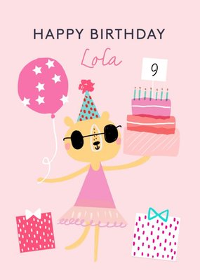Party Oclock Personalised 9Th Birthday Card