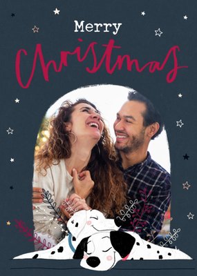 101 Dalmatians Photo Upload Christmas Card