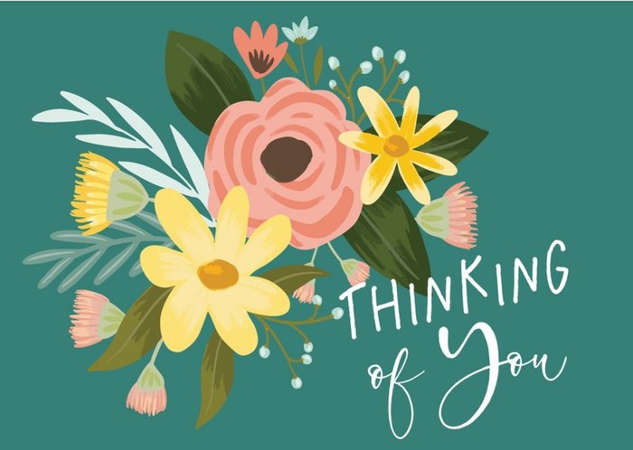 Christie Williams Flowers Thinking Of You Card