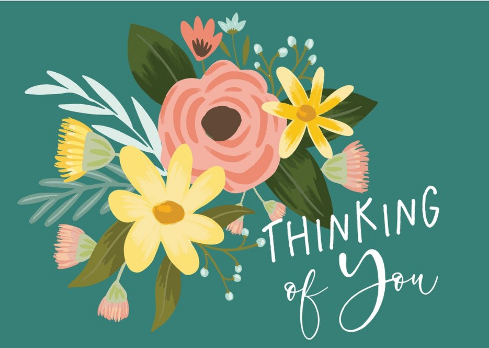 Christie Williams Flowers Thinking Of You Card Ecard