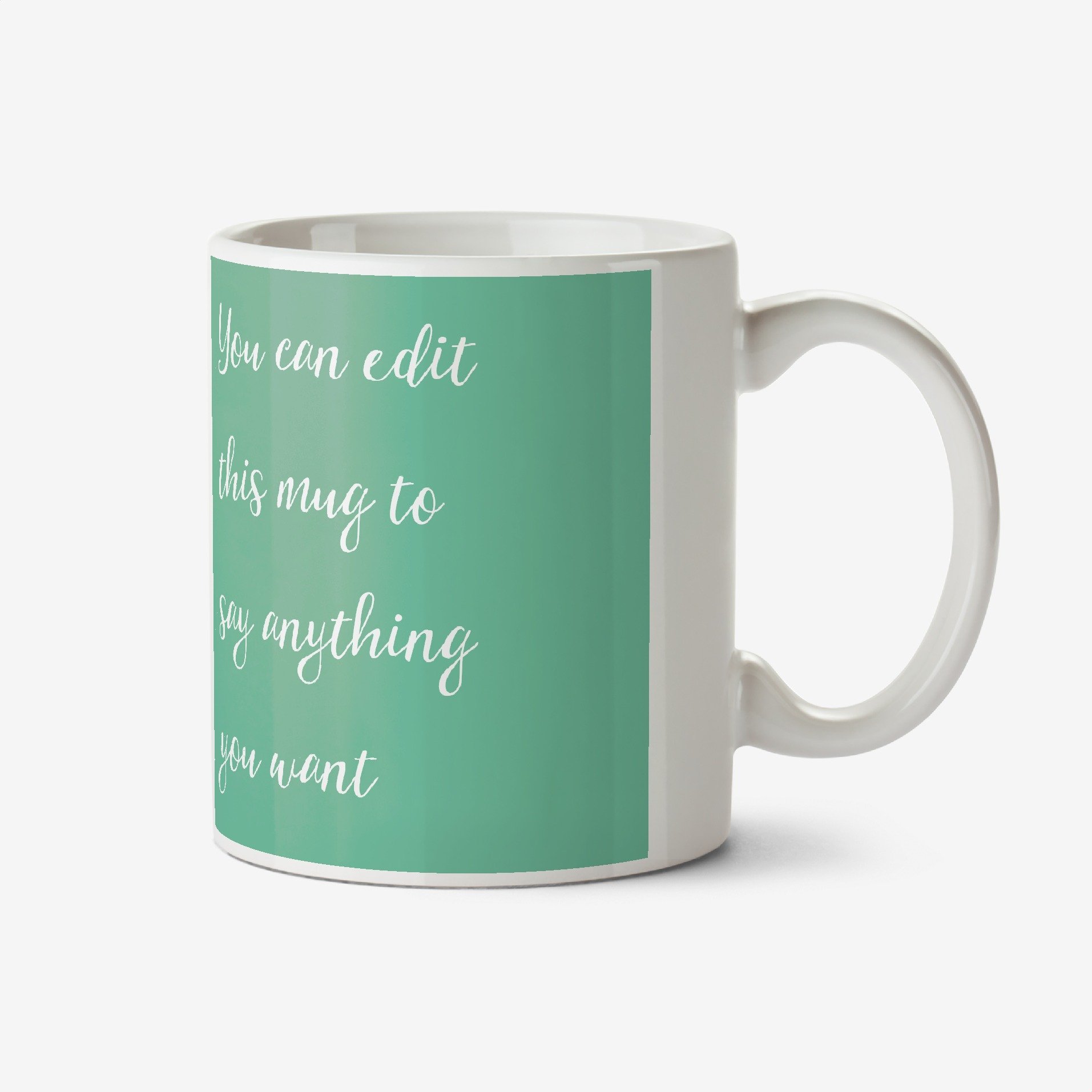 Moonpig Say Anything You Want Typographic Mug Ceramic Mug