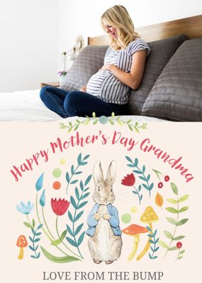 Peter Rabbit Happy Mothers Day Grandma Love From The Bump Mothers Day Card