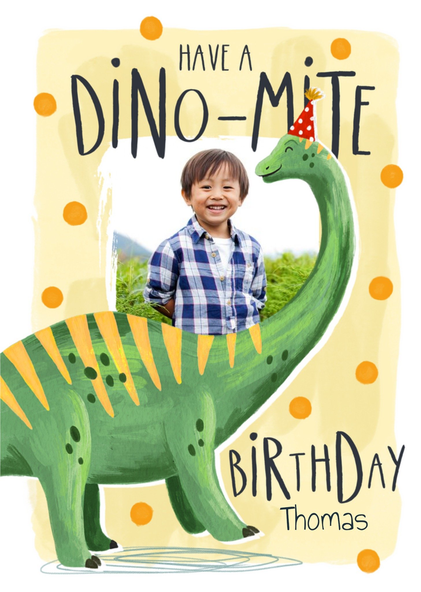 The Natural History Museum Natural History Museum Dino-Mite Birthday Photo Upload Card Ecard