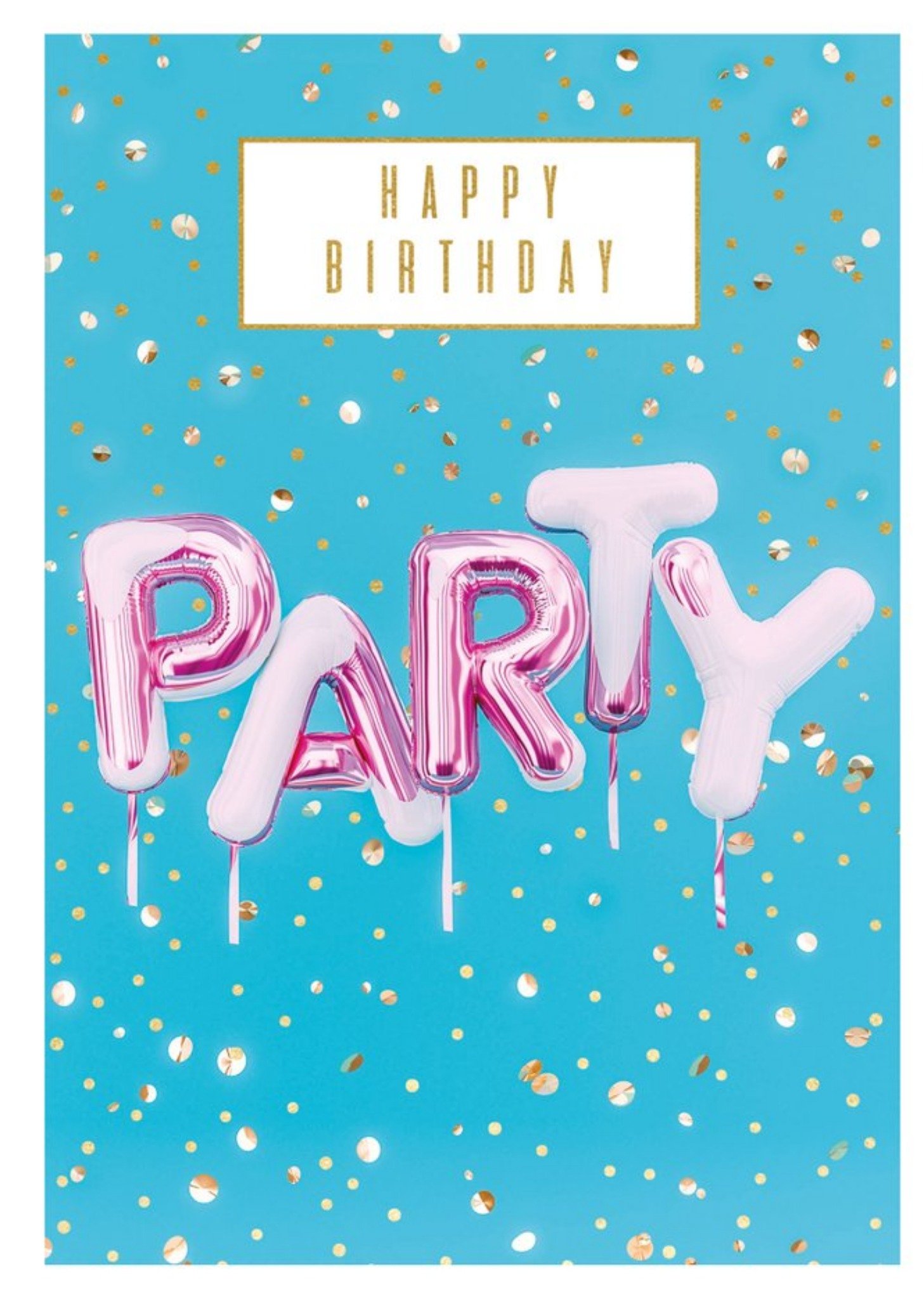 Moonpig Happy Birthday Party Card, Large