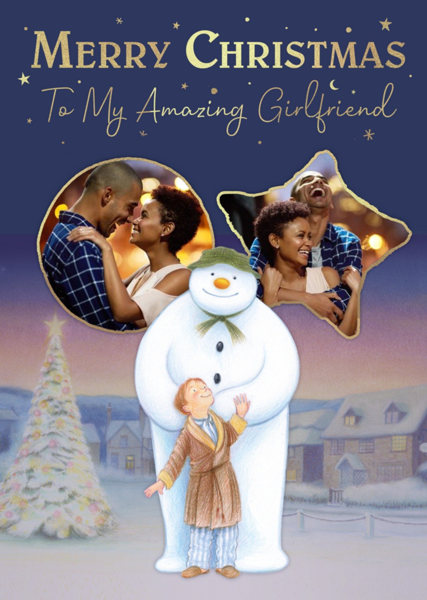 The Snowman Amazing Girlfriend Photo Upload Card Ecard