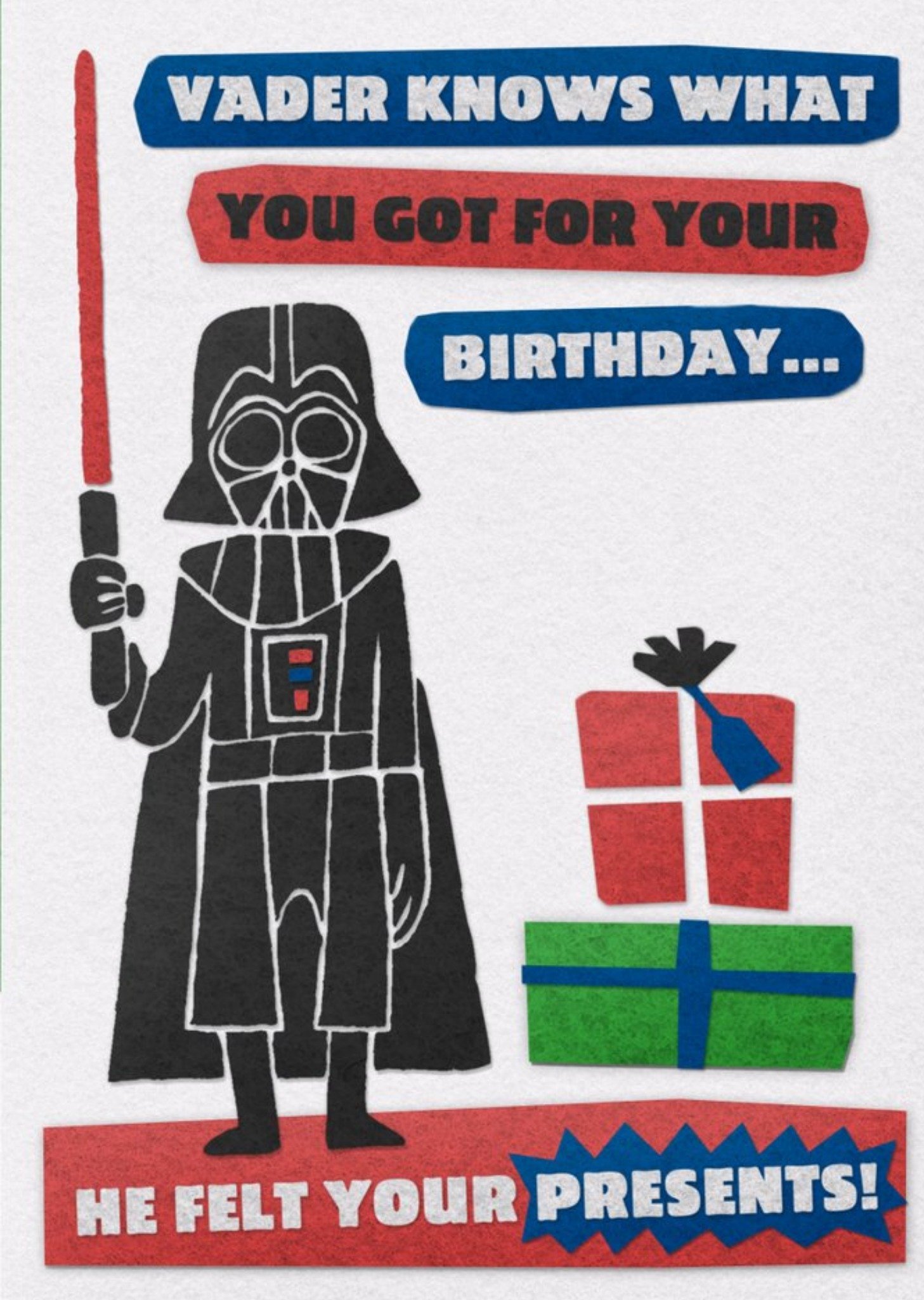 Birthday Card - Star Wars - Darth Vader, Large