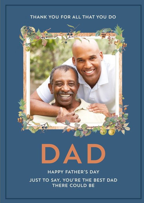 Thank You For All That You Do Father's Day Photo Card