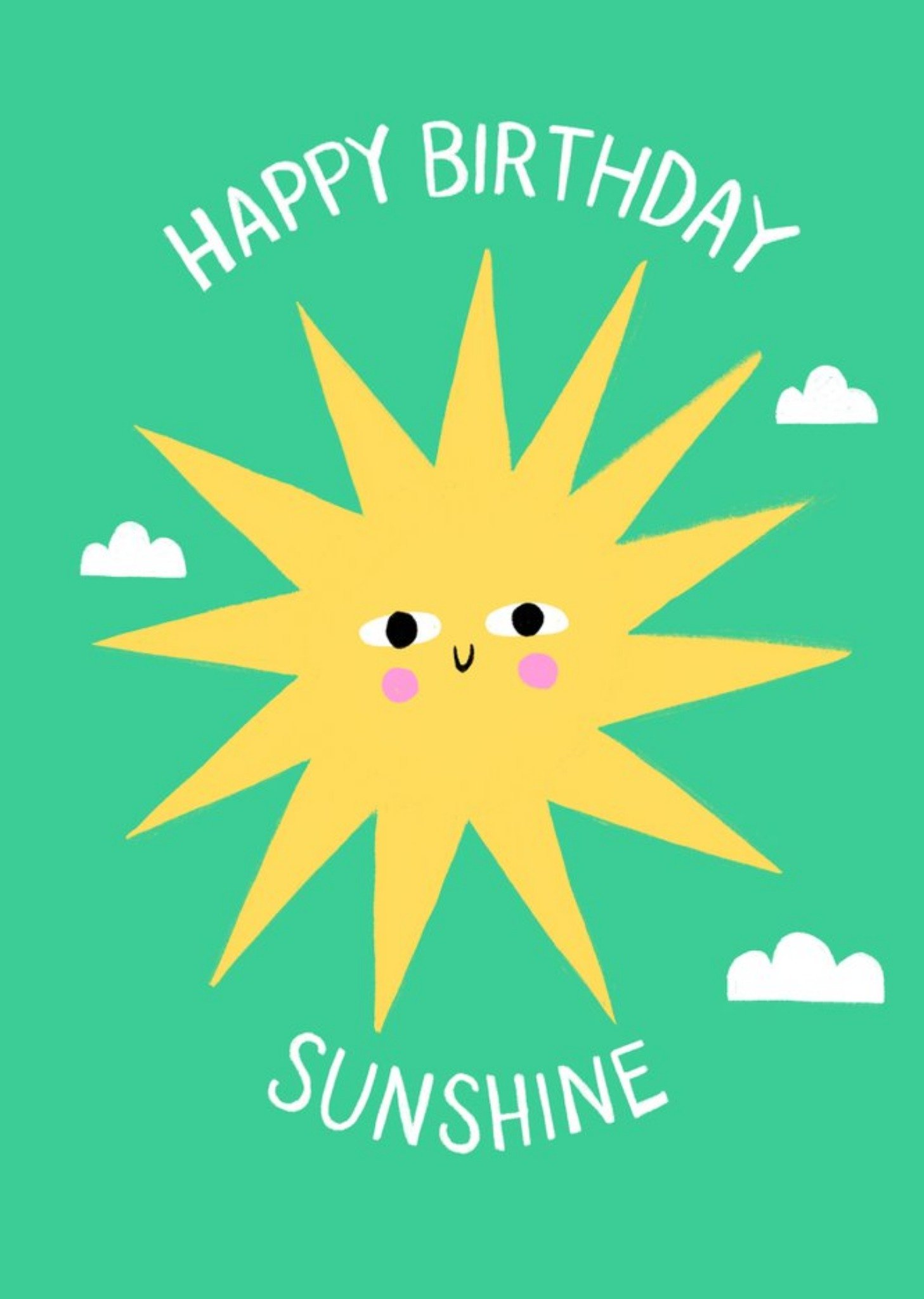 Moonpig Lucy Maggie Happy Birthday Sunshine Card Ecard