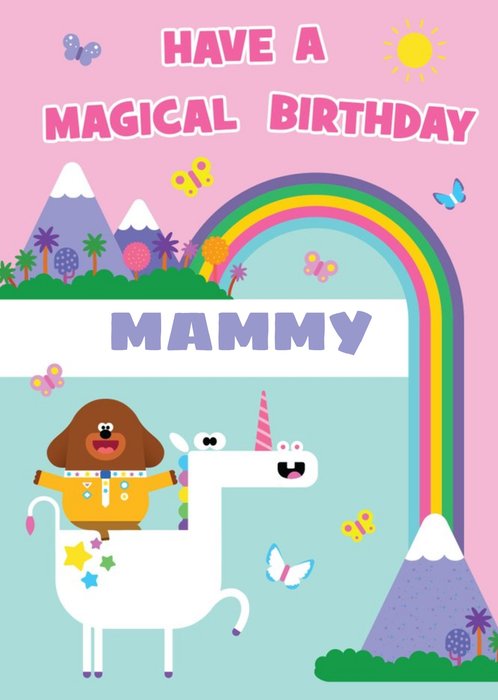 Hey Duggee Breithlá Sona Duit Personalised Mother's Day Card