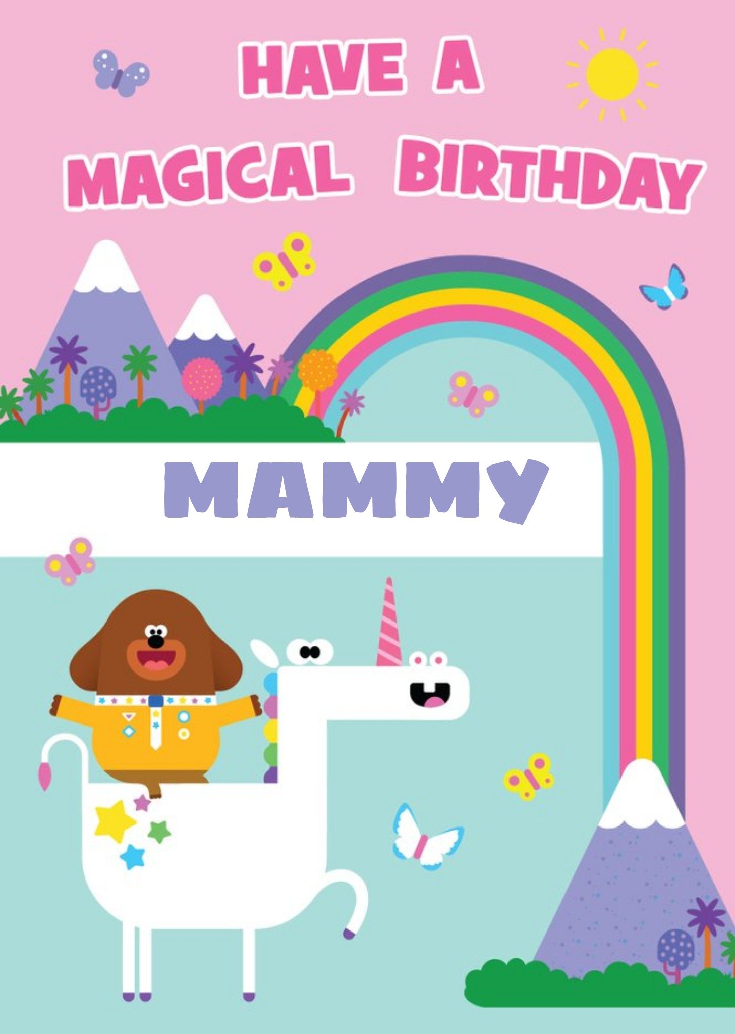 Hey Duggee Breithlá Sona Duit Personalised Mother's Day Card Ecard