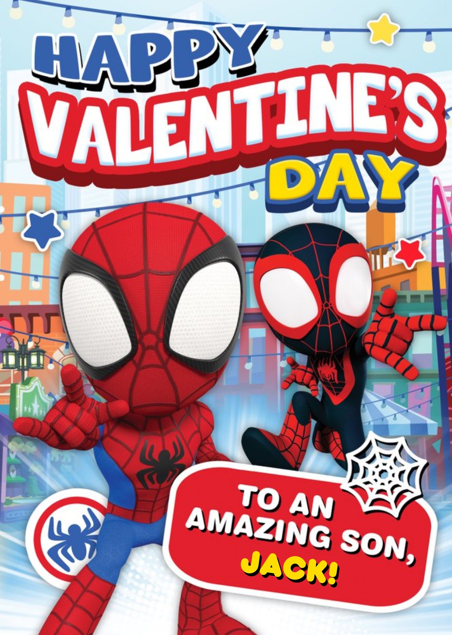 Marvel Spidey And Amazing Friends Amazing Son Card