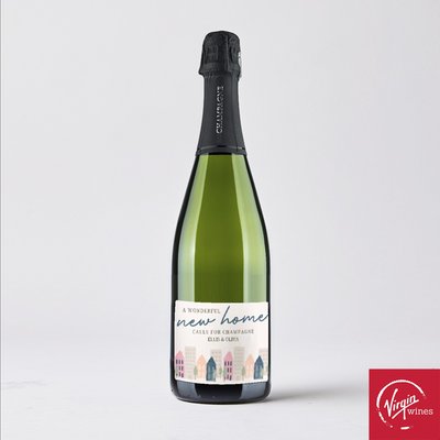 Personalised New Home Champagne 75cl