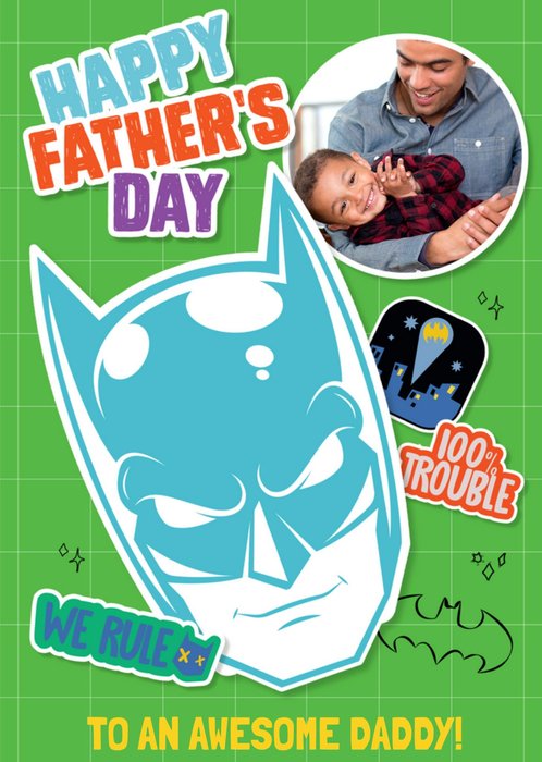 Happy Fathers Day To An Awesome Daddy Photo Upload Card
