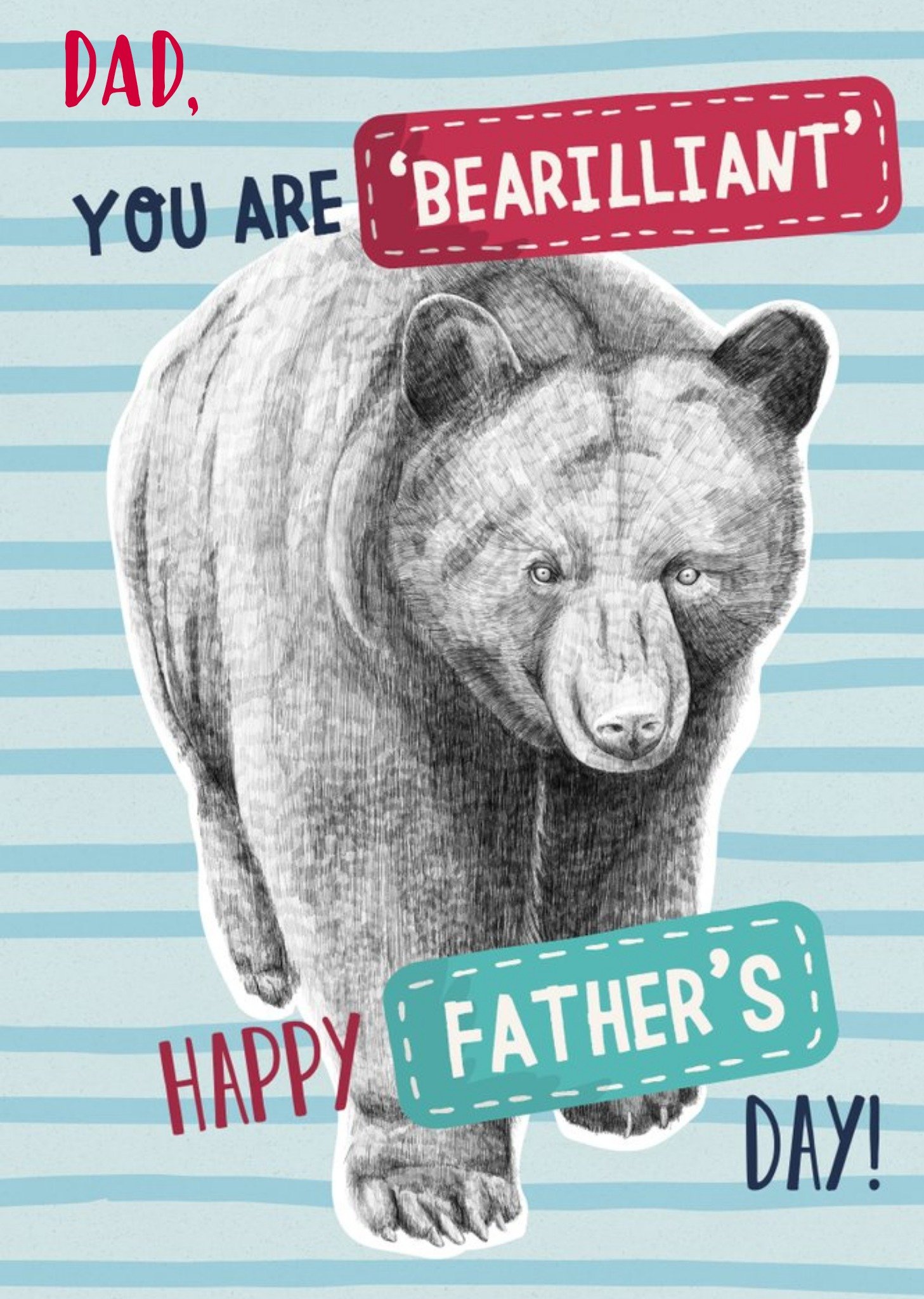 The Natural History Museum Dad, You Are Bearilliant Father's Day Card