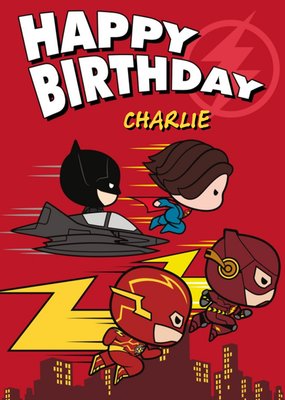 The Flash Movie Cartoon Birthday Card By Warner Brothers