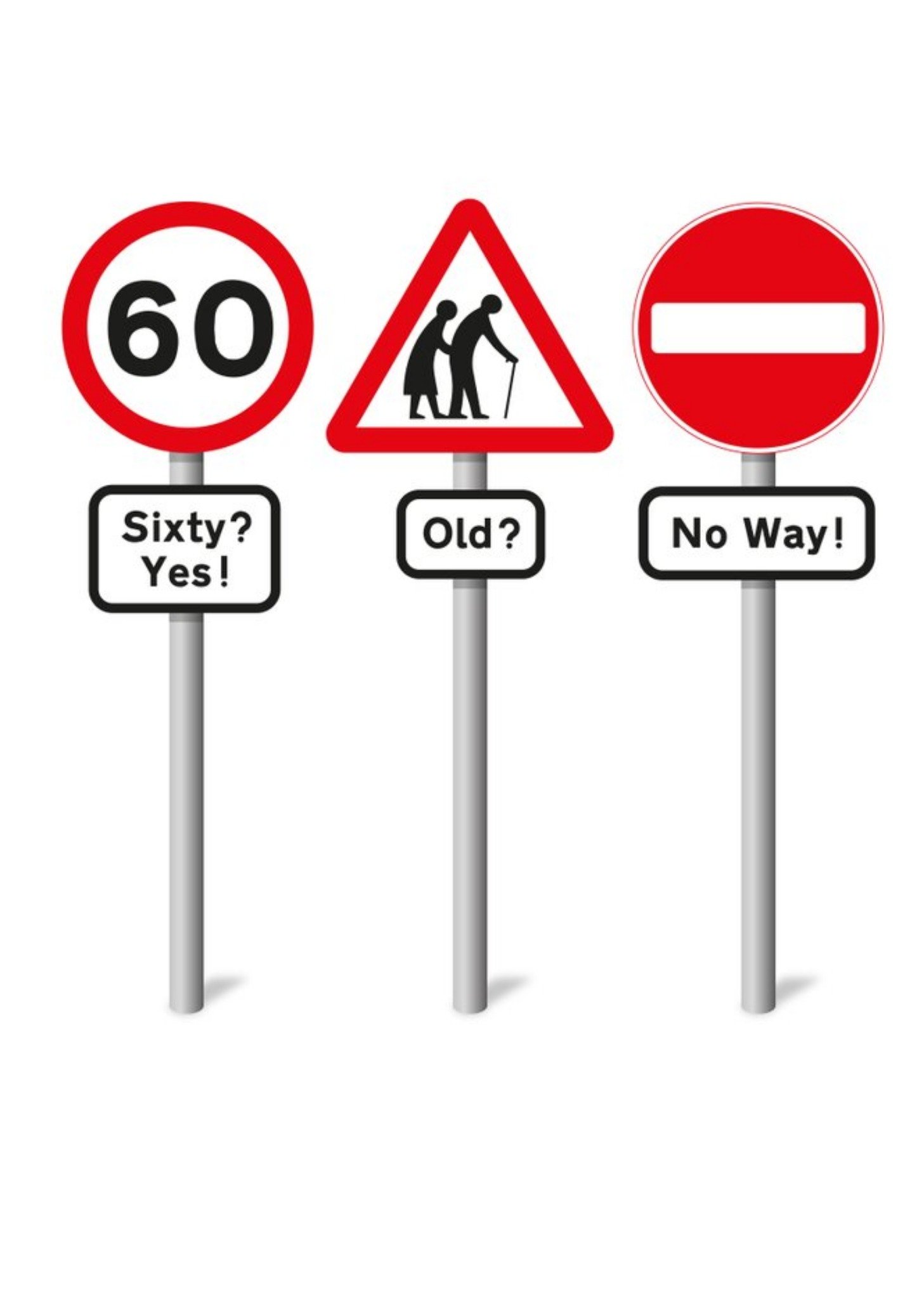 Mungo And Shoddy Road Sign Birthday Card Ecard