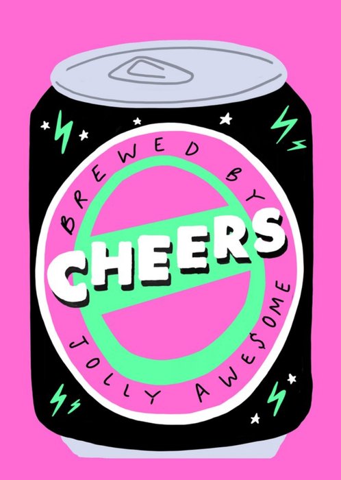 Jolly Awesome Cheers Card