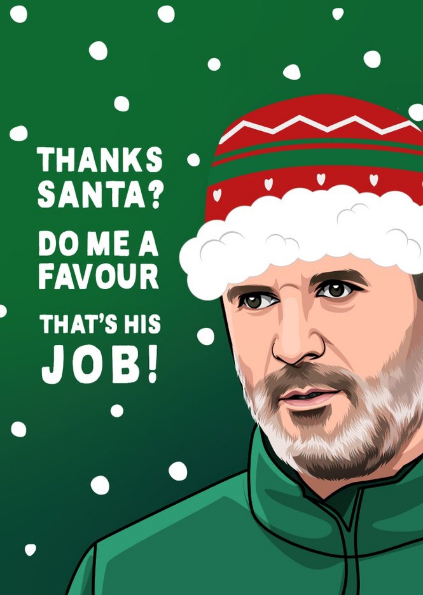 Fifa Do Me A Favour Topical World Cup Christmas Card