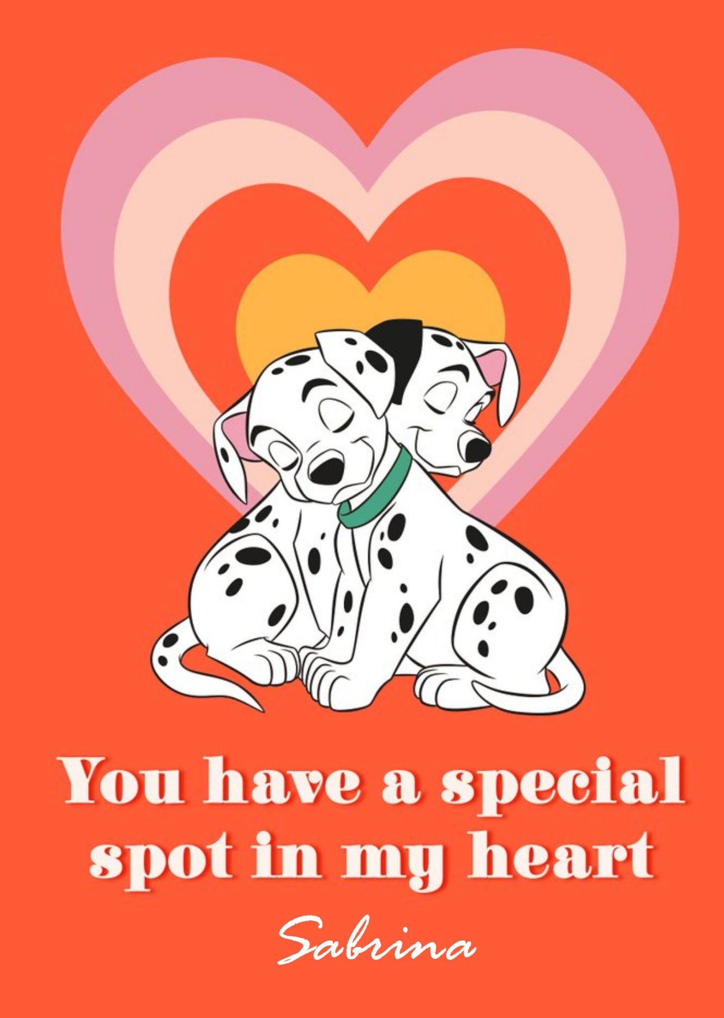 Disney 101 Dalmatians Happy Christmas To A Lovely Mam And Dad Card