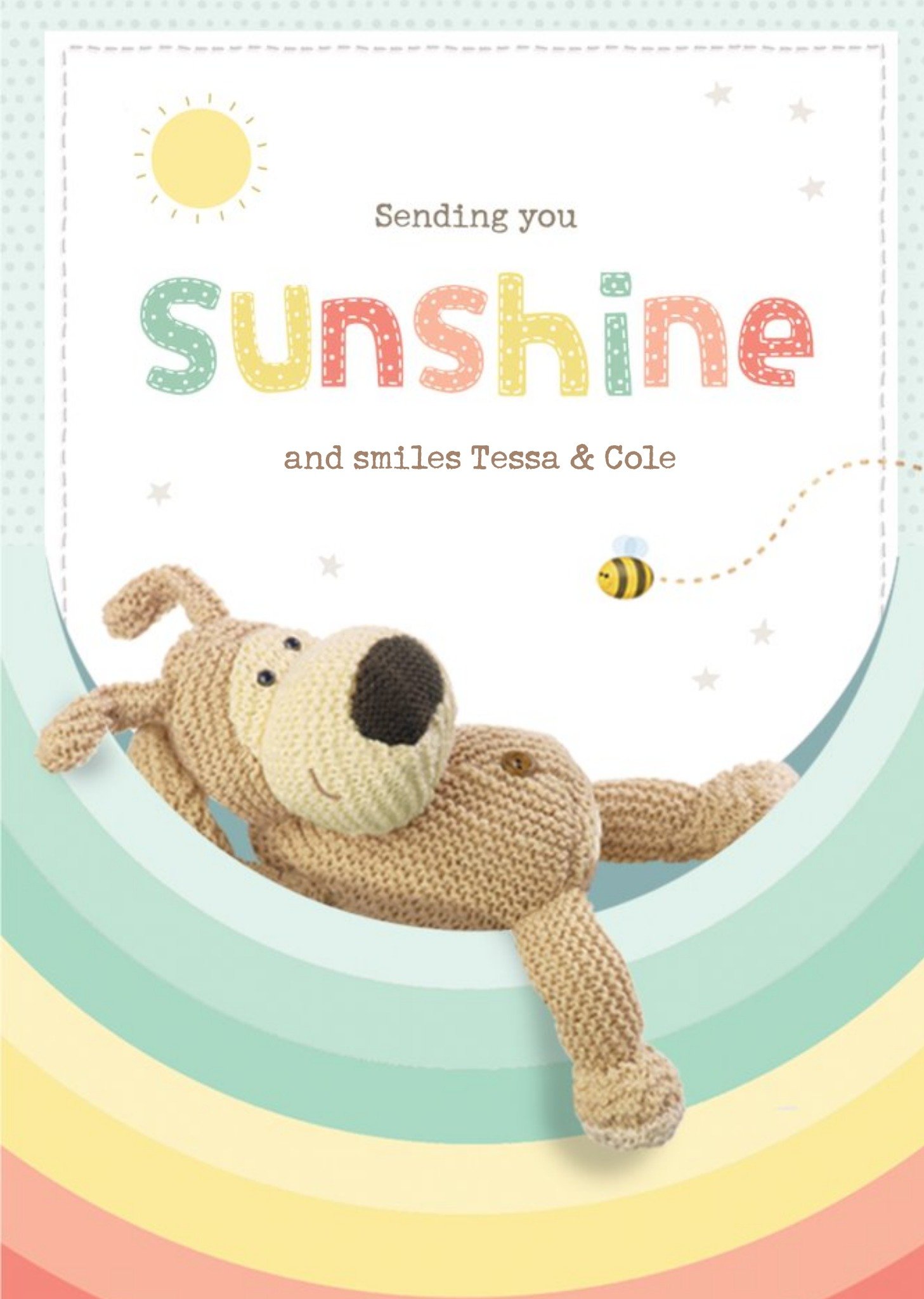 Boofle Sending You Sunshine Lockdown Social Distance Just A Note Card Ecard