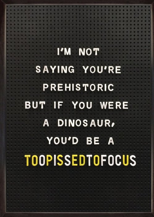 Peg Board Funny Dinosaur Birthday Card