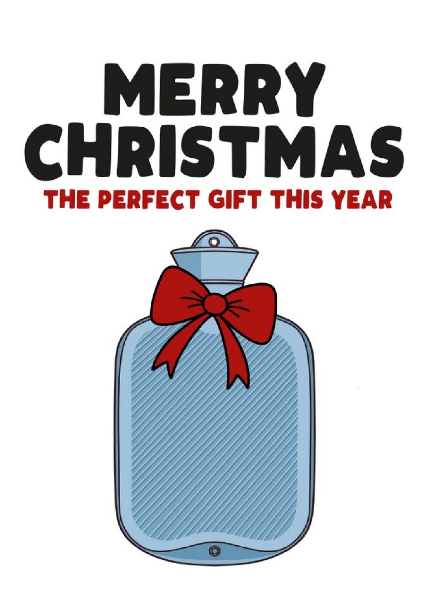 Moonpig The Perfect Gift This Year Water Bottle Illustration Card, Large