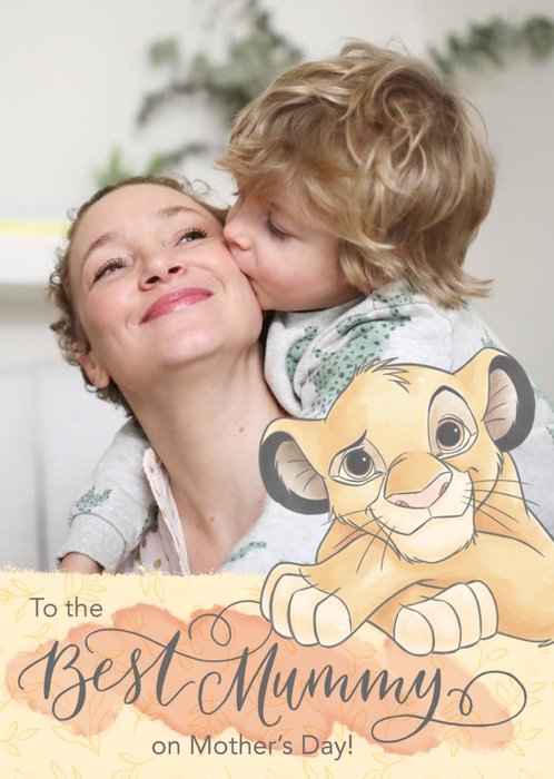 Disney The Lion King Best Mummy Mother's Day Photo Upload Postcard