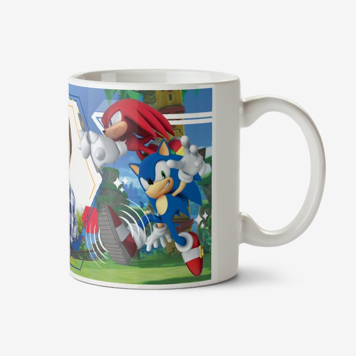 Sega Sonic Its All About Speed Photo Upload Mug